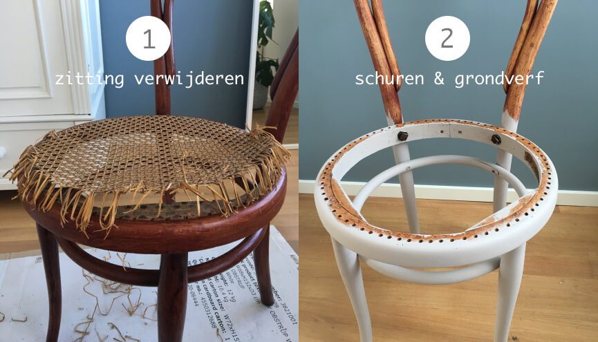 Blog Thonet schuren en grondverf